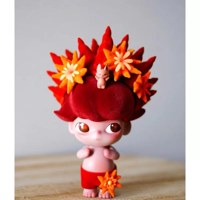 Figura limitada de DIMOO Blooming Fireworks (Exclusiva de Singapur PTS 2024)