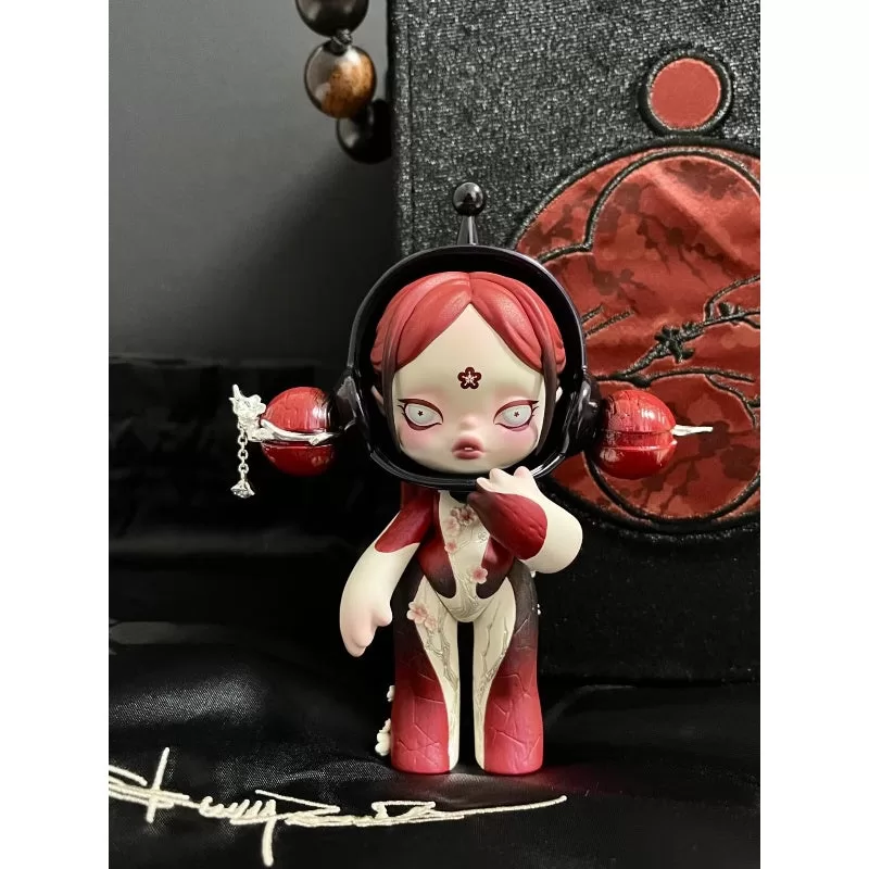 Figura limitada de Skullpanda Baby Plum Secret Burning Frost
