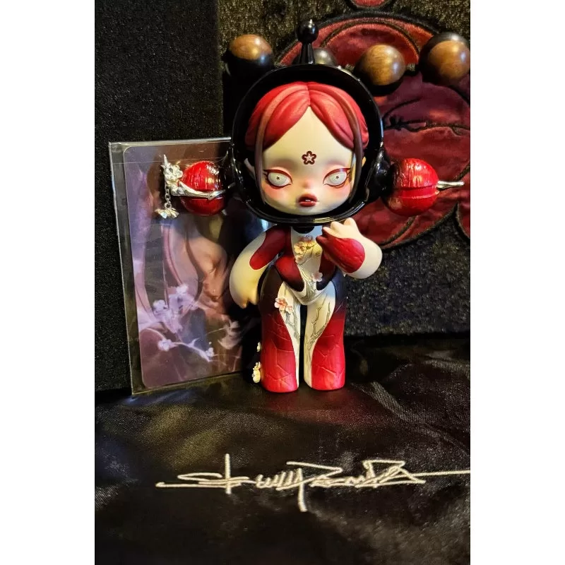 Figura limitada de Skullpanda Baby Plum Secret Burning Frost