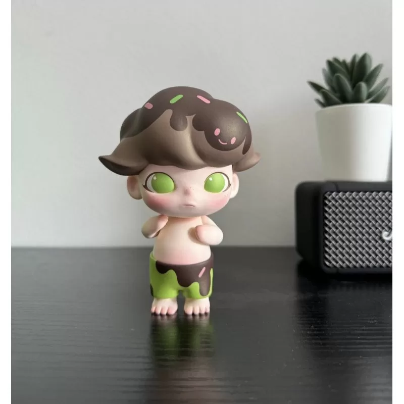 Figura limitada de chocolate matcha DIMOO