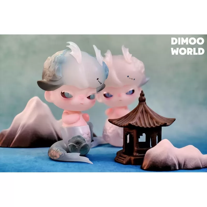 Figura limitada de los gemelos DIMOO Liu y Cui