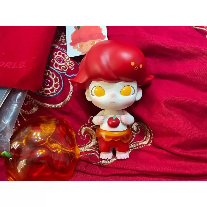 Figura limitada de manzana de Nochebuena de DIMOO Figura limitada de manzana de Nochebuena de DIMOO