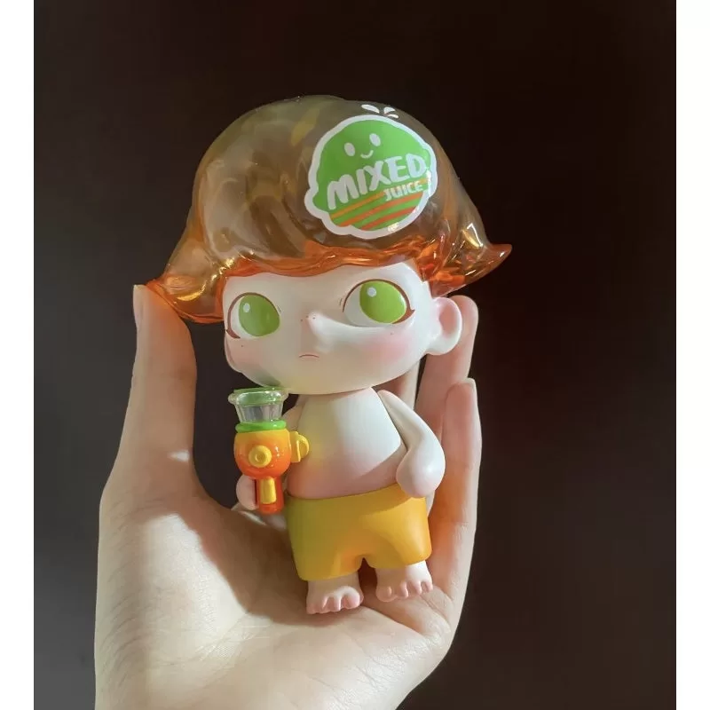 Figura limitada de pistola de agua naranja DIMOO