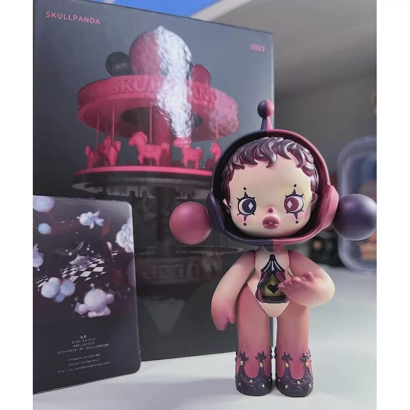 Figura limitada de silueta de Skullpanda Playground en Paradox Falling