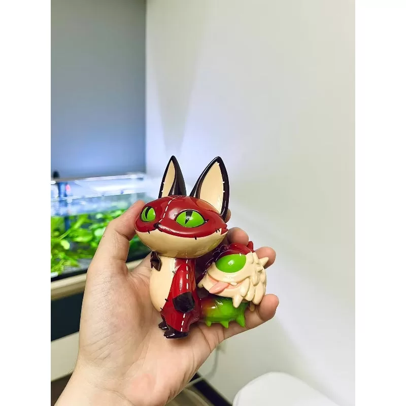 Figura limitada de zorro de tela de caramelo DIMOO