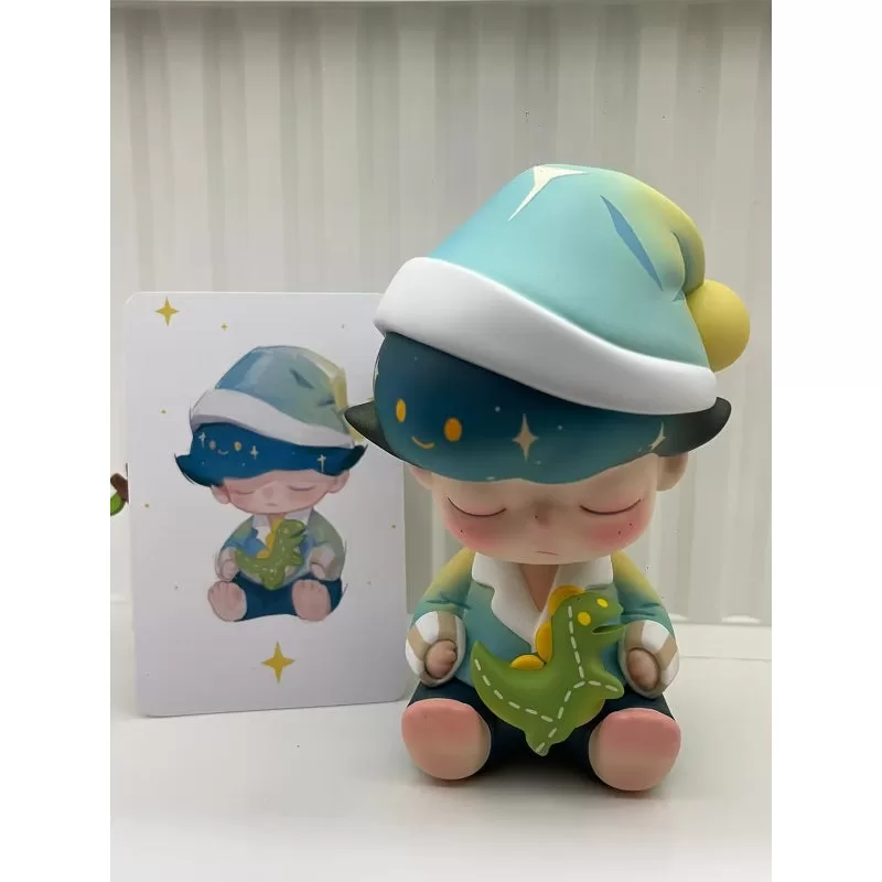 Figura limitada del dragón abrazable de la fiesta de pijamas DIMOO