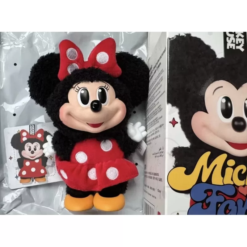 Figuras de la serie de llaveros Mickey Family Cute Together Minnie
