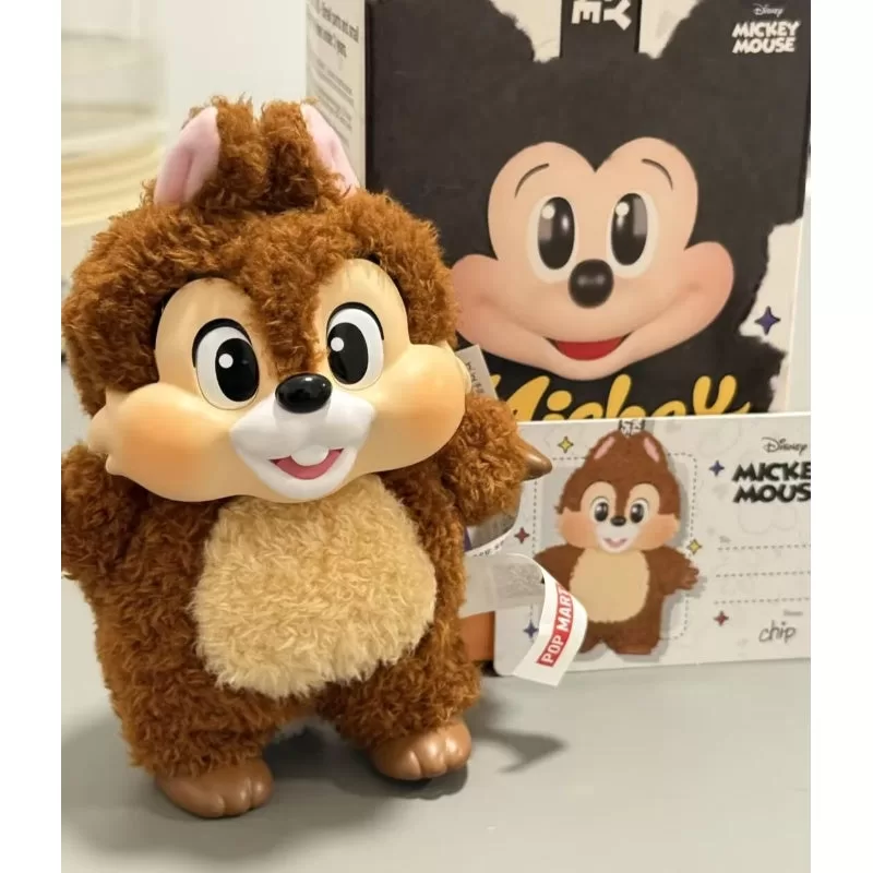 Figuras de llavero de la serie Mickey Family Cute Together Chip