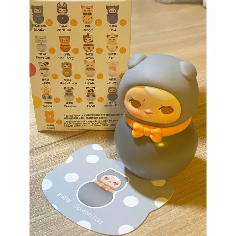 Gatito Roly Poly de PUCKY, serie Scottish Fold