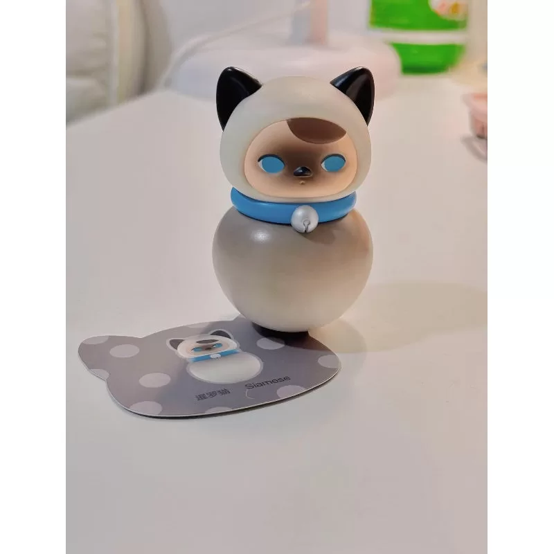 Gatito siamés Roly Poly de la serie PUCKY