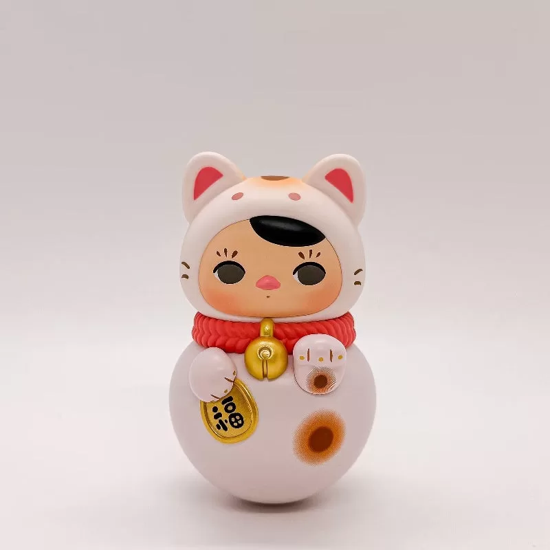 Gato de la suerte secreto de la serie PUCKY Roly Poly Kitty