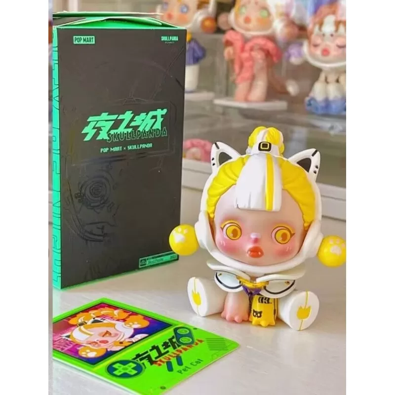 Gato mascota de la serie Ciudad de la Noche de Skullpanda