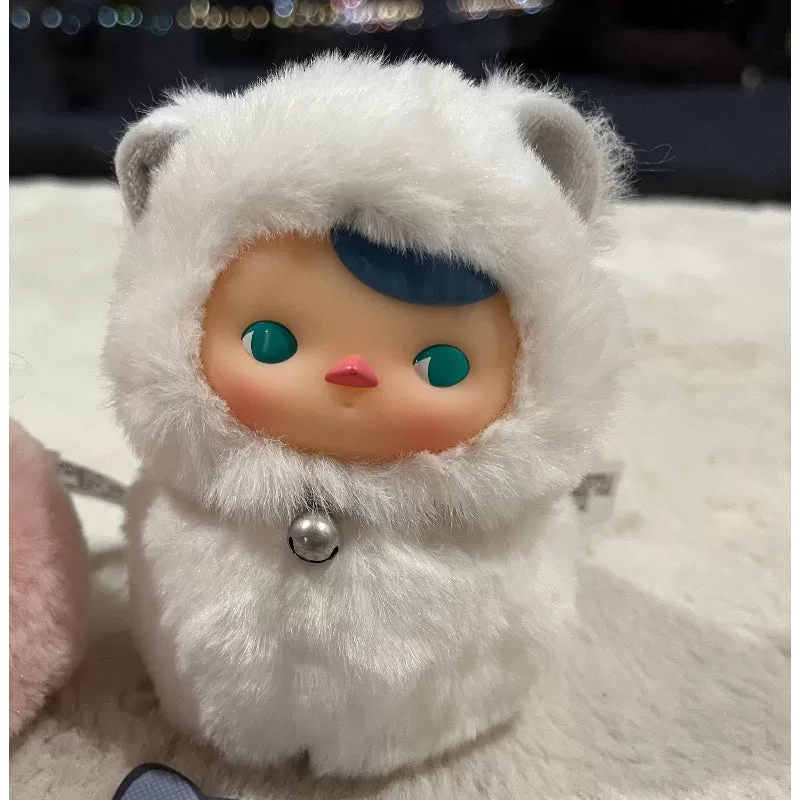 Gato noble de peluche de vinilo de la serie PUCKY Roly Poly Kitty