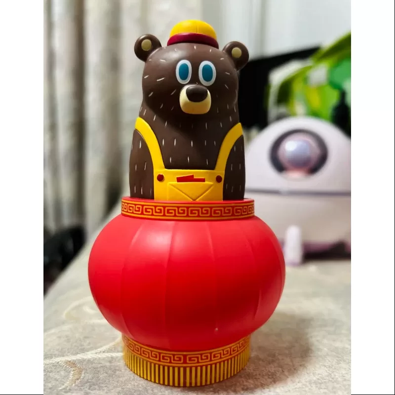 Green Cow Garden Pop Mart Serie El Año del Tigre Linterna Colorida