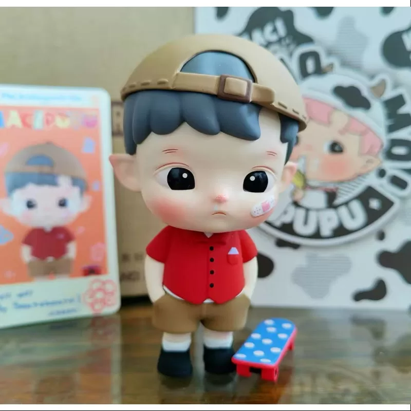 Hacipupu La serie del día del jardín de infancia Me caí de mi patineta