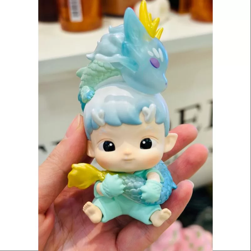 Hacipupu Pop Mart Loong presenta la serie del tesoro Hacipupu CHILLING LOONG versión especial (1/144)