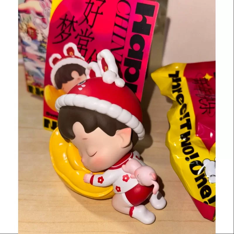 Hacipupu Pop Mart ¡Tres! ¡Dos! ¡Uno! Serie del Año Nuevo Chino: Dulces Sueños