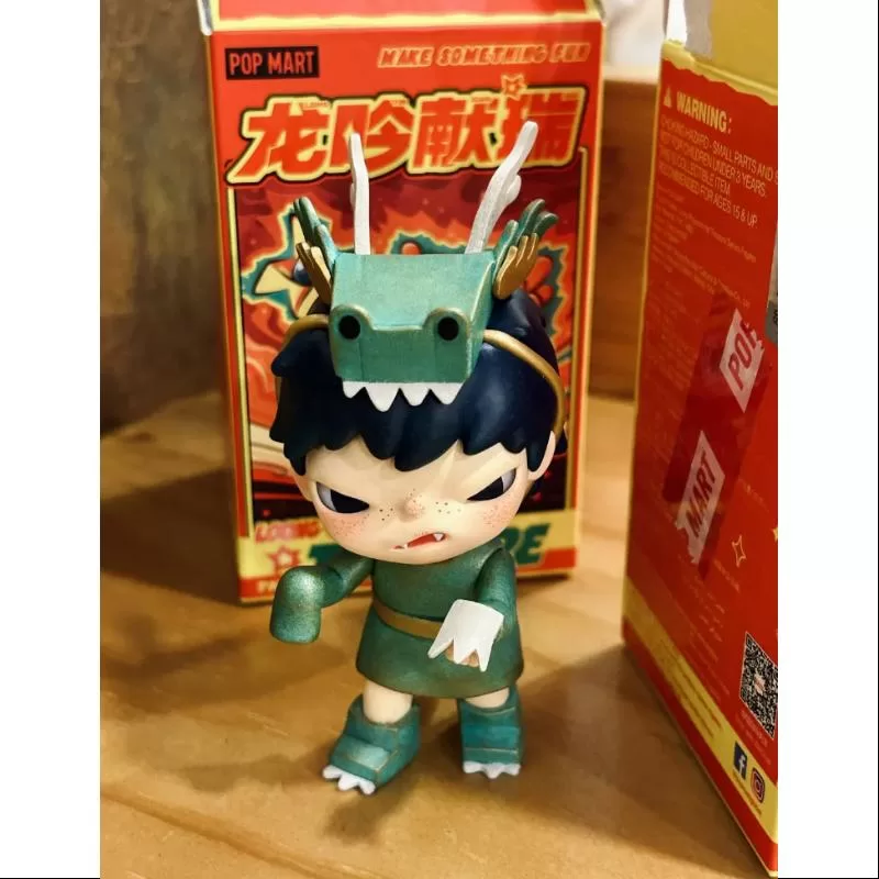 Hirono Pop Mart Loong presenta la serie Treasure Hirono PRANKSTER LOONG versión especial (1/144)