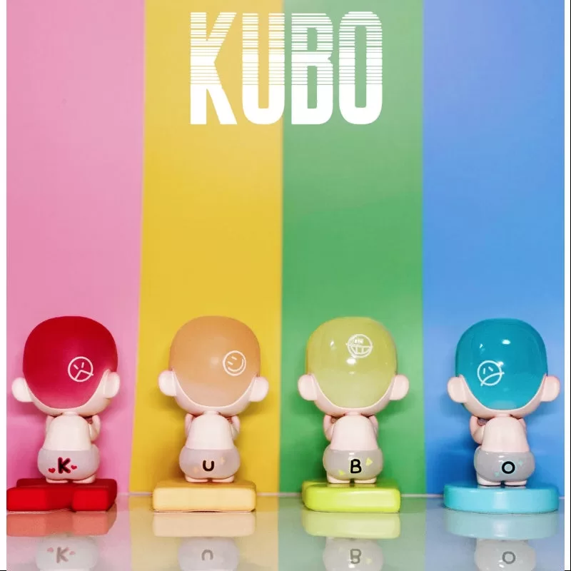 KUBO Emotional Paintball Set de 4 figuras de juguete artístico (2023, edición limitada)