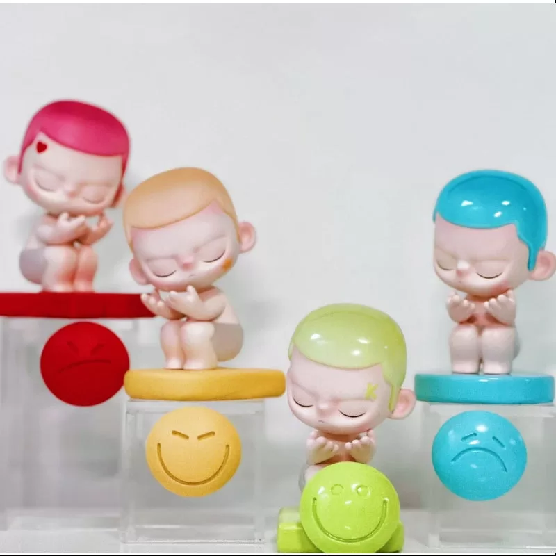 KUBO Emotional Paintball Set de 4 figuras de juguete artístico (2023, edición limitada) KUBO Emotional Paintball Set de 4 figuras de juguete artístico (2023, edición limitada)