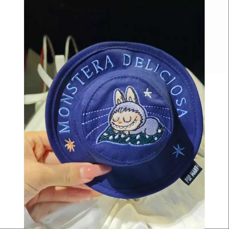 Labubu FALL IN WILD Sombrero de cubo Mini bolso Caja sorpresa serie MONSTERA DELICIOSA