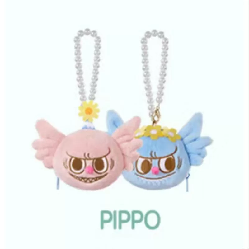 Labubu LOS MONSTRUOS FIESTA PELUCHE REVERSIBLE Serie PIPPO (1 JUGUETE tiene 2 LADOS)