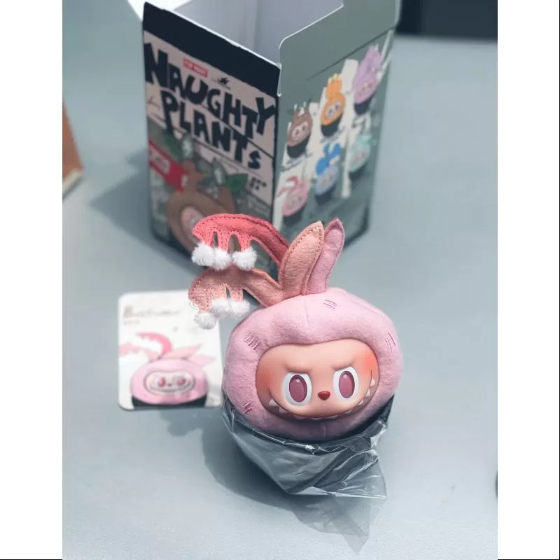 Labubu LOS MONSTRUOS PLANTAS TRAVIESAS Serie de caras de vinilo Bellflower