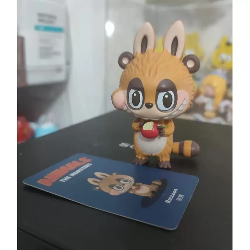 Labubu La Serie Animales Monstruos Mapache