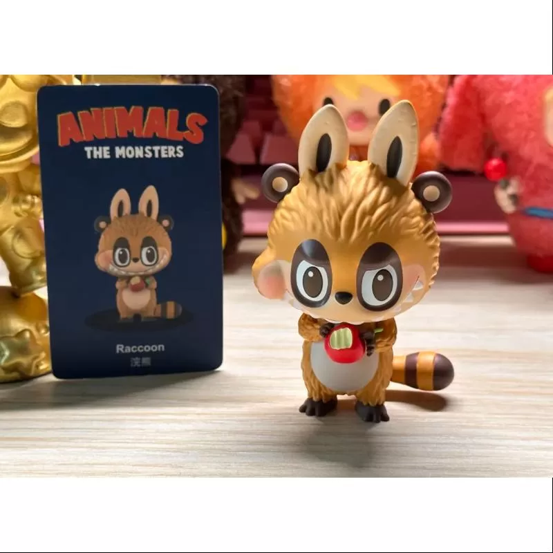 Labubu La Serie Animales Monstruos Mapache