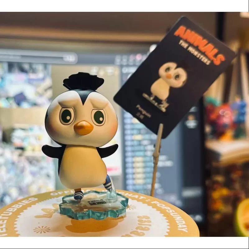 Labubu La Serie Animales Monstruos Pingüino
