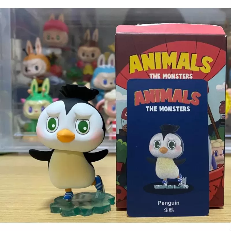 Labubu La Serie Animales Monstruos Pingüino