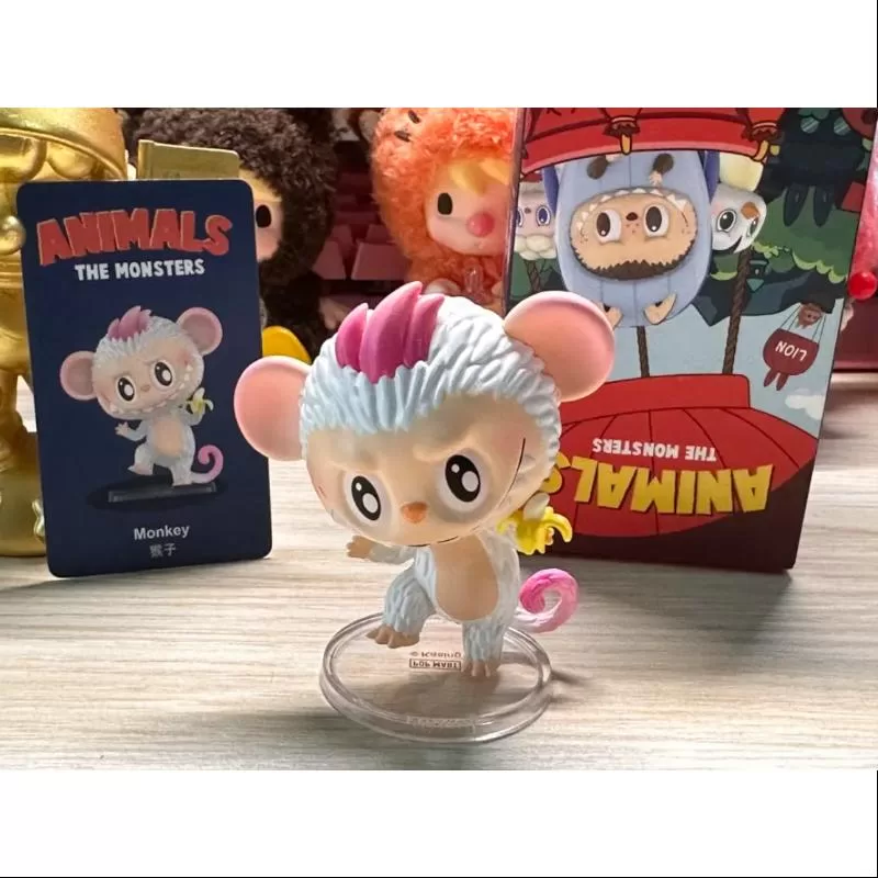 Labubu Los Monstruos Animales Serie Mono