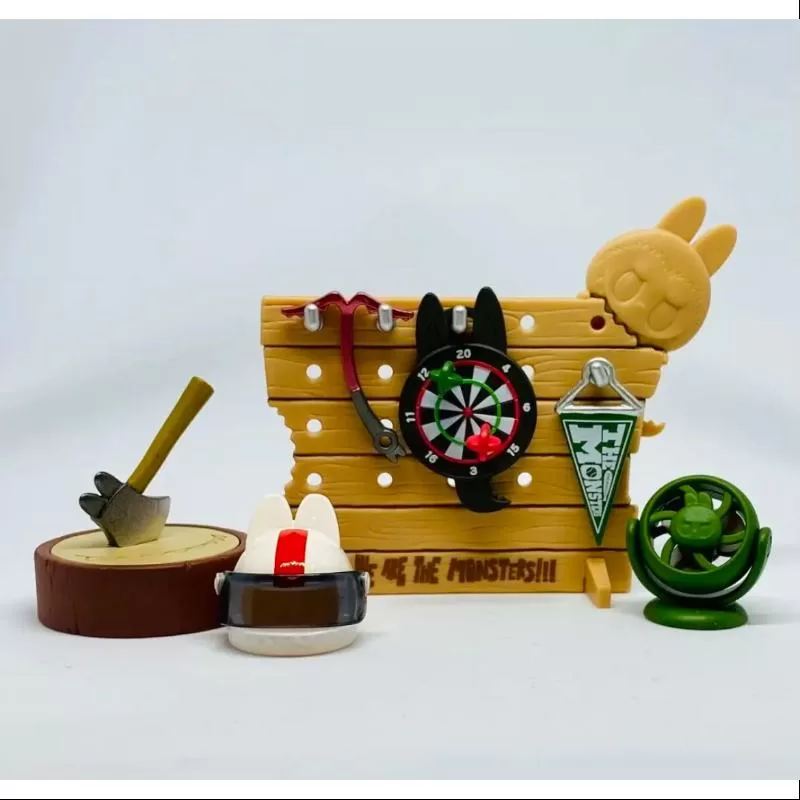 Labubu Los Monstruos El Hogar de los Elfos Serie Rincón de Herramientas