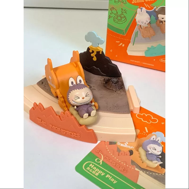 Labubu Los Monstruos Jugando Juegos Serie Juego Feliz