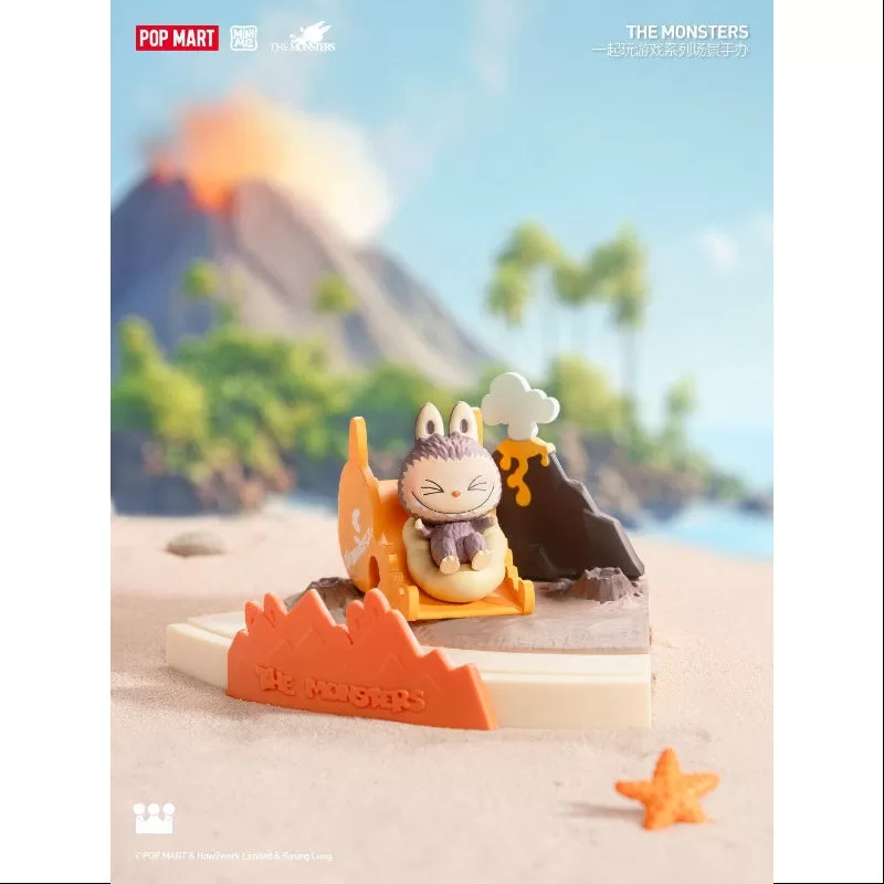 Labubu Los Monstruos Jugando Juegos Serie Juego Feliz