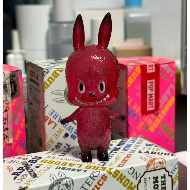 Labubu Los Monstruos Los Pequeños Monstruos Serie 1 Rojo Claro
