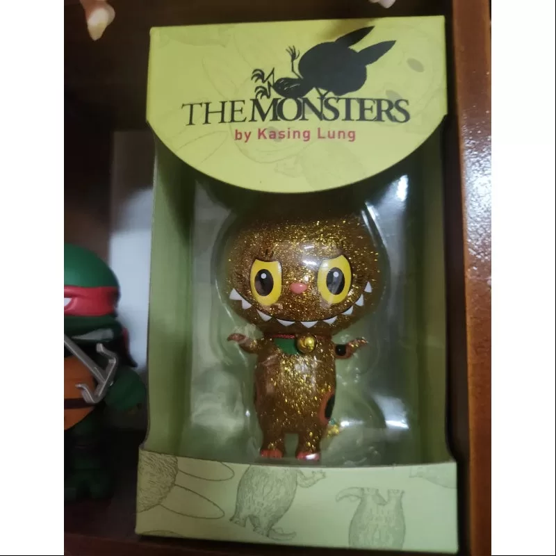 Labubu Los Monstruos Mini Zimomo Maneki Neko Goldstar LIMITADO