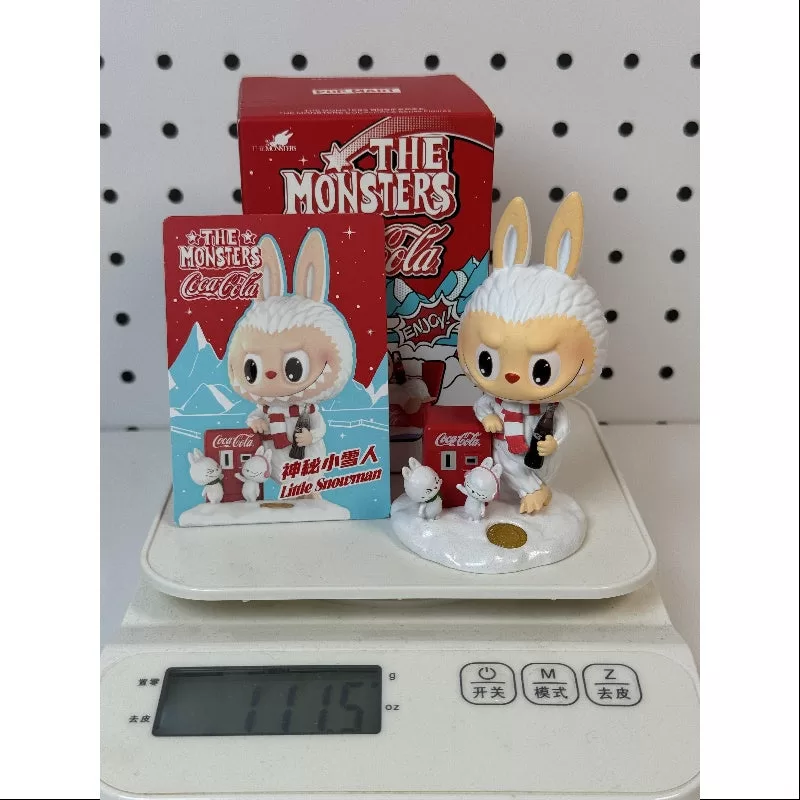 Labubu Los Monstruos Serie Coca Cola Pequeño Muñeco de Nieve Labubu Los Monstruos Serie Coca Cola Pequeño Muñeco de Nieve