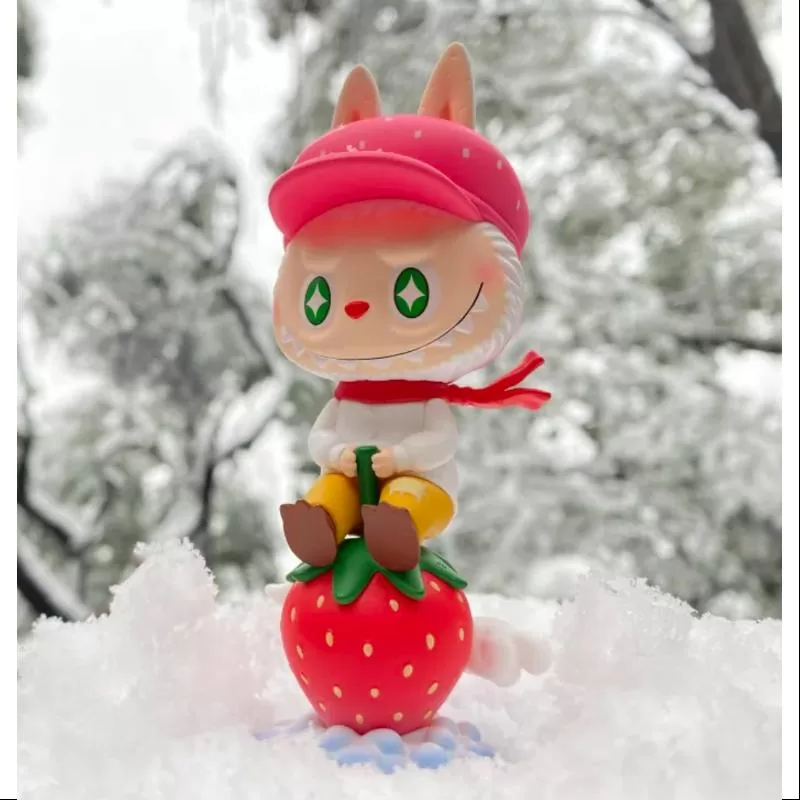 Labubu Los Monstruos Serie Frutas Fresa