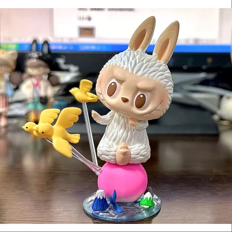 Labubu Los Monstruos Serie Frutas Melocotón