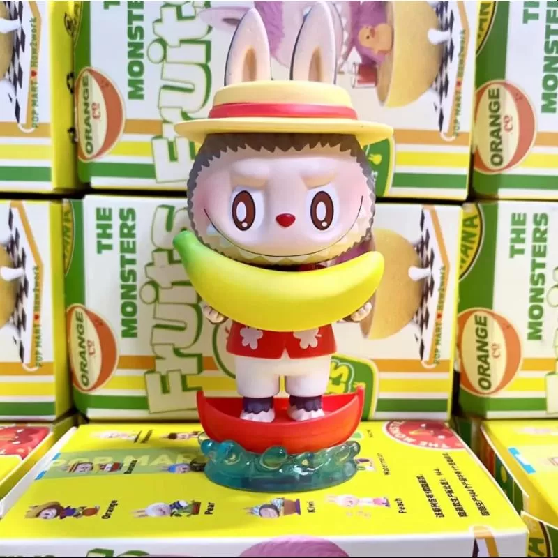 Labubu Los Monstruos Serie Frutas Plátano