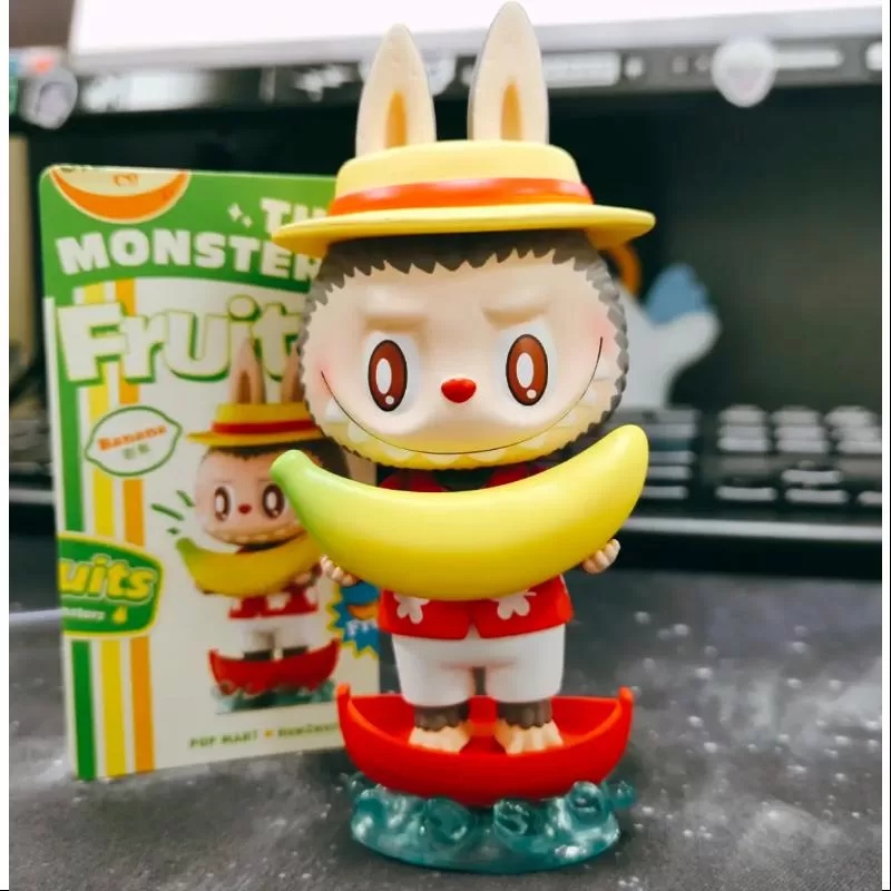Labubu Los Monstruos Serie Frutas Plátano