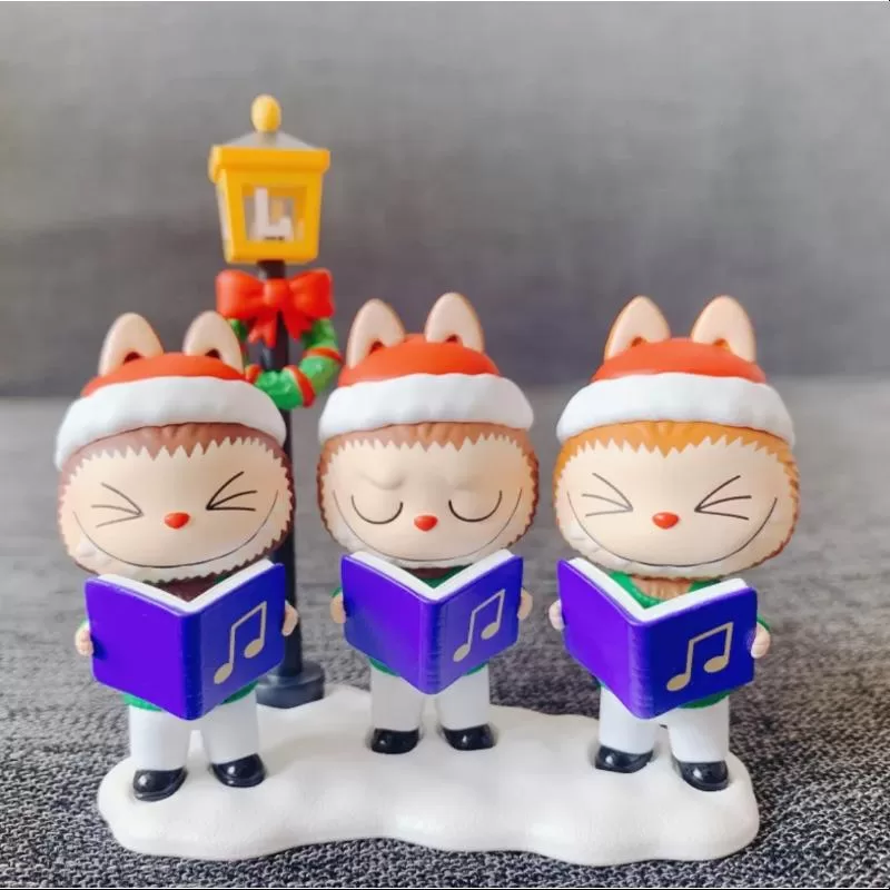 Labubu Los Monstruos Serie Let’s Christmas Cantante de villancicos secreto