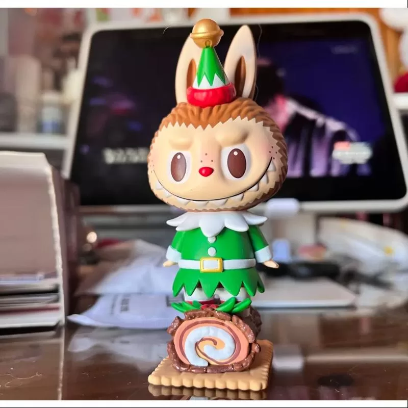 Labubu Los Monstruos Serie Let’s Christmas Pastel Bûche de Noël
