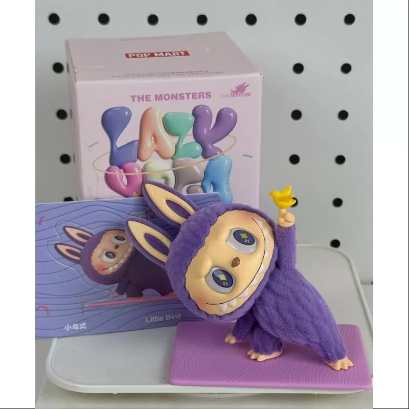 Labubu Los Monstruos Serie de Yoga Perezoso Pajarito