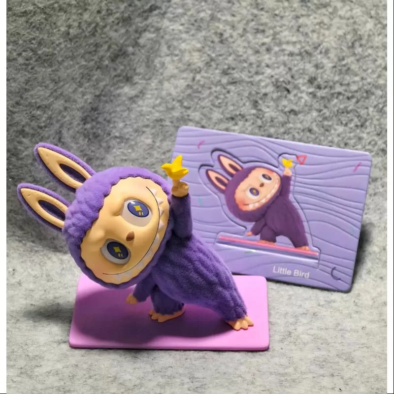 Labubu Los Monstruos Serie de Yoga Perezoso Pajarito