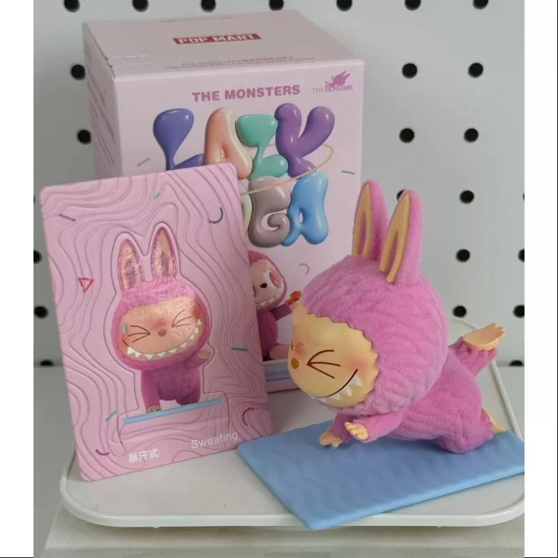 Labubu Los Monstruos Serie de Yoga Perezoso Sudando Labubu Los Monstruos Serie de Yoga Perezoso Sudando