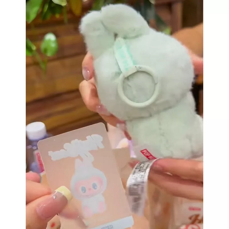 Labubu Los Monstruos Tienen Asiento Fiesta de Verano Macaron Plush Serie 2 QUQU Labubu Los Monstruos Tienen Asiento Fiesta de Verano Macaron Plush Serie 2 QUQU