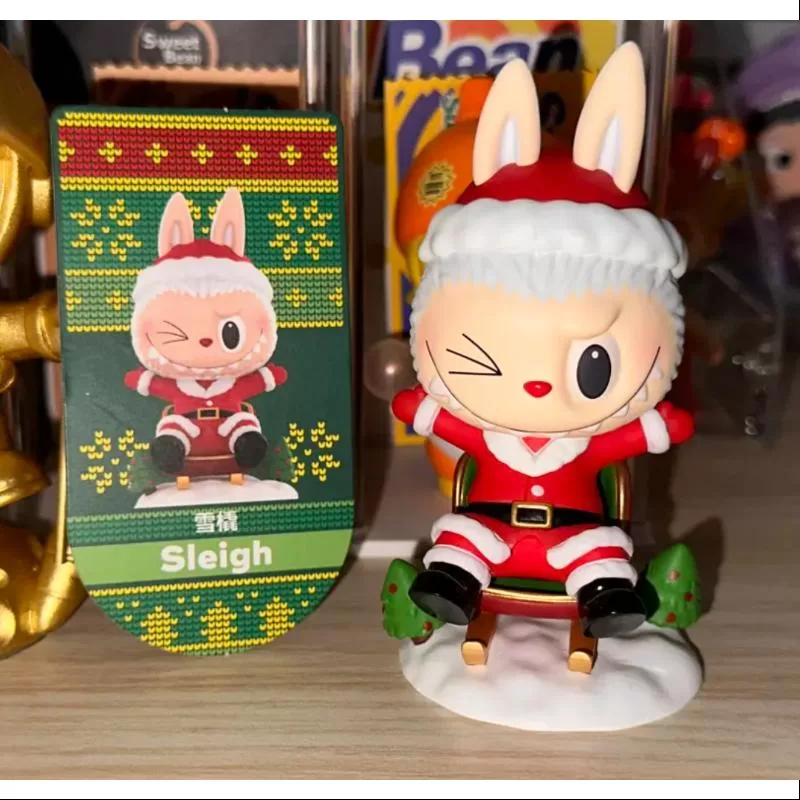 Labubu Los Monstruos Vamos a Navidad Serie Trineo