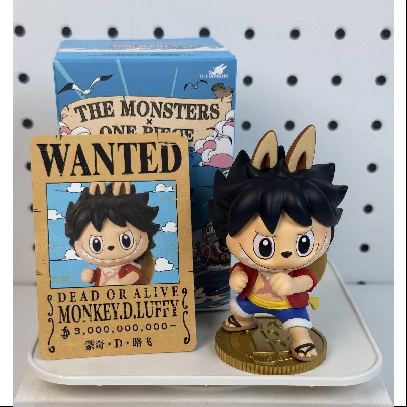 Labubu Los Monstruos X Serie One Piece MONKEY.D.LUFFY